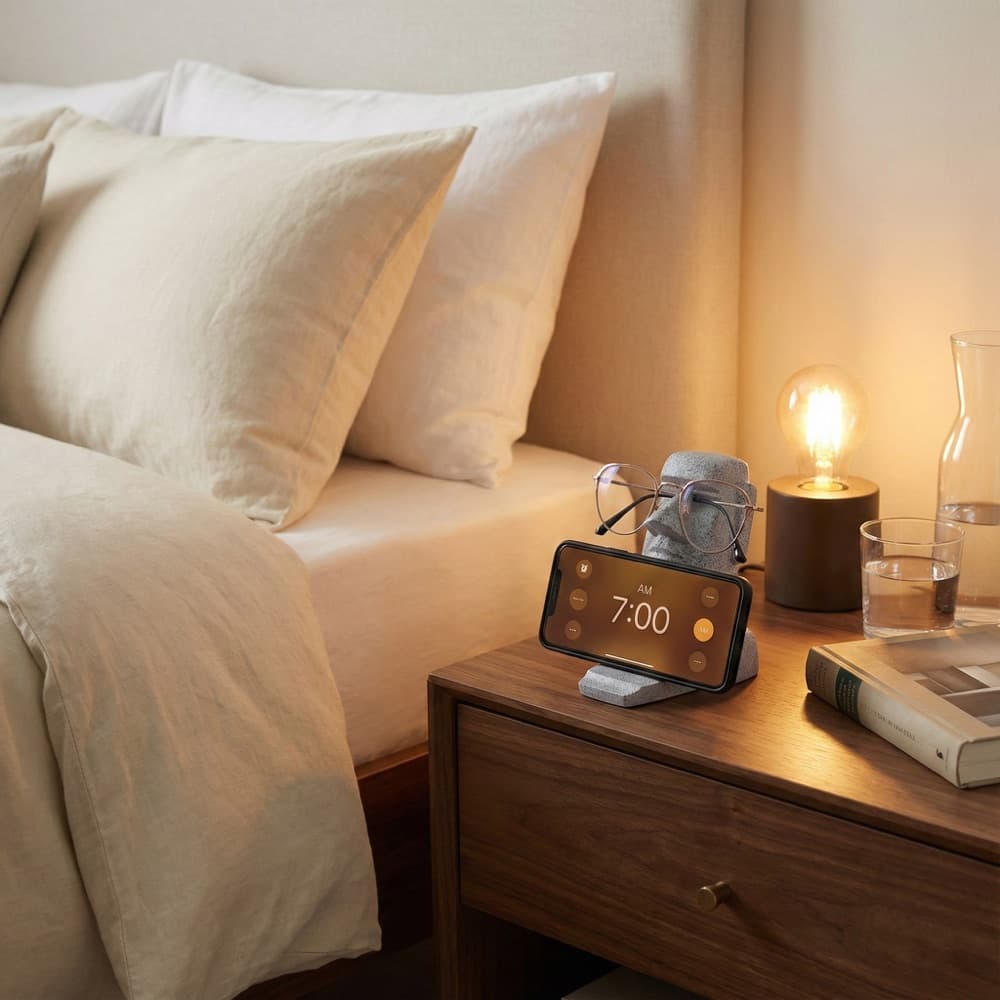 Product lifestyle scene on a nightstand